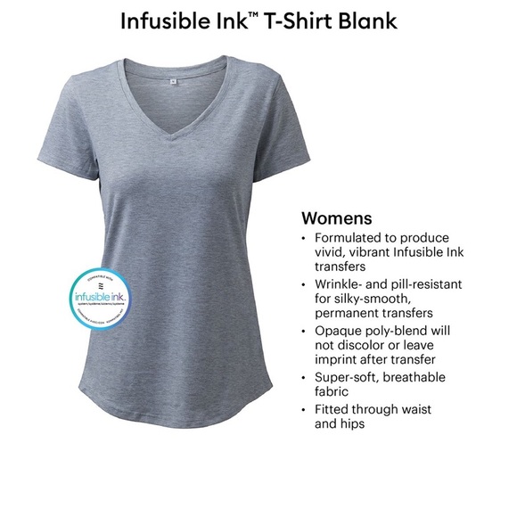 New Cricut Infusible Ink T-Shirt Blanks - Picture 5 of 8